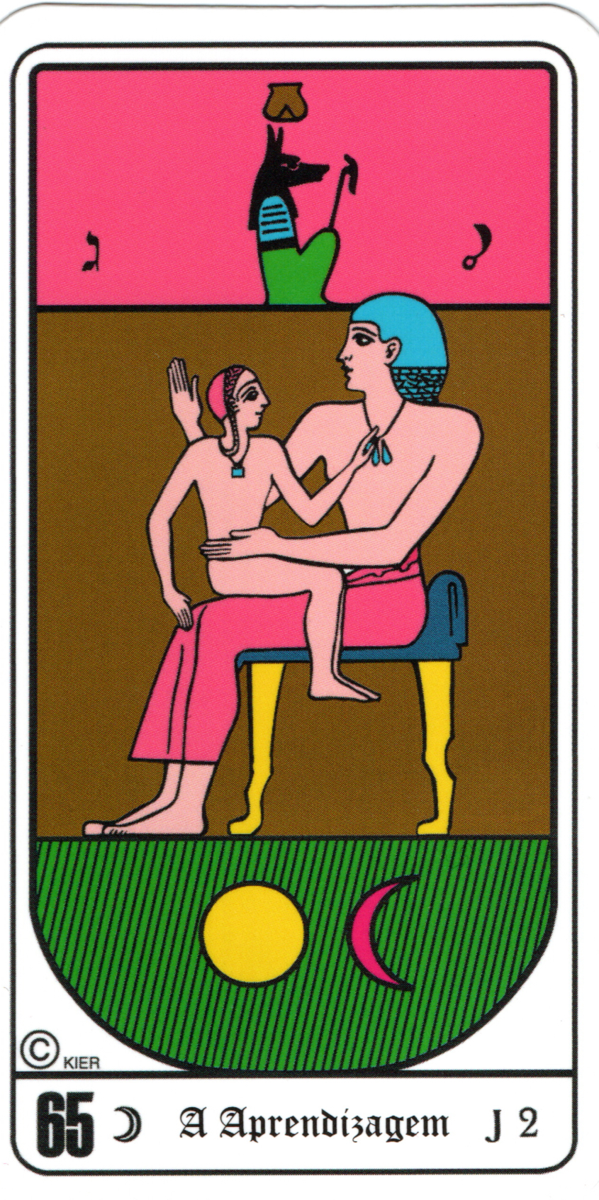 King of Pentacles - Egyptian