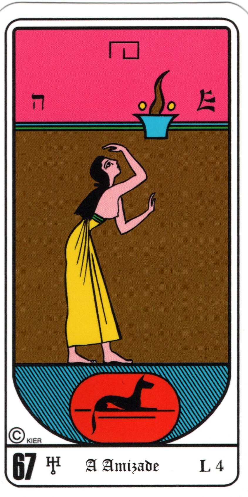 Knight of Pentacles - Egyptian