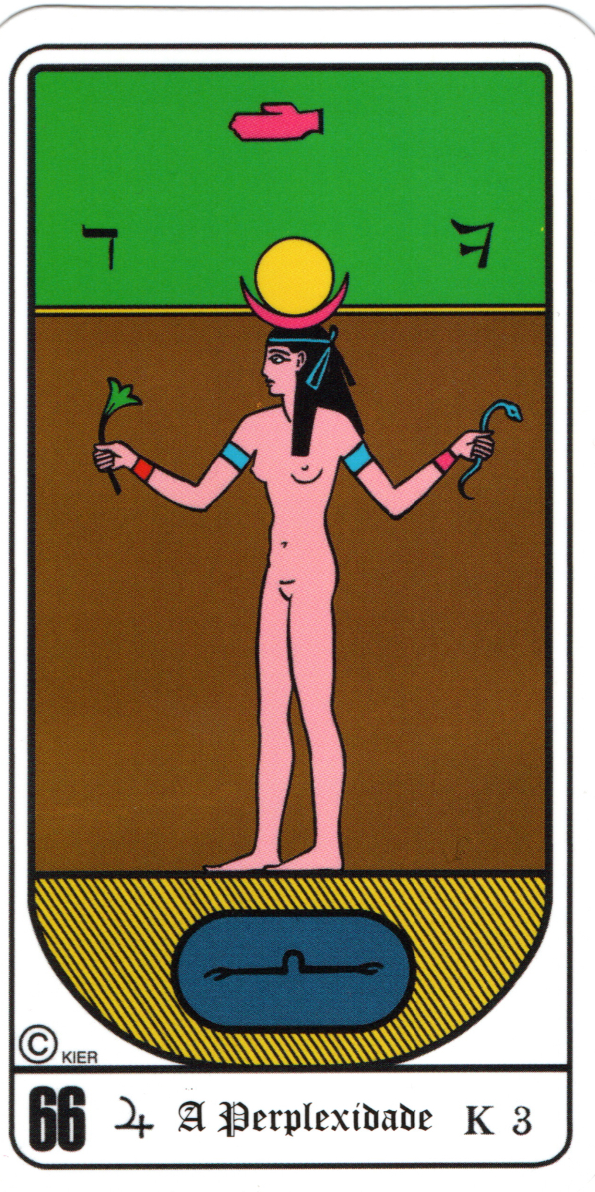 Queen of Pentacles - Egyptian