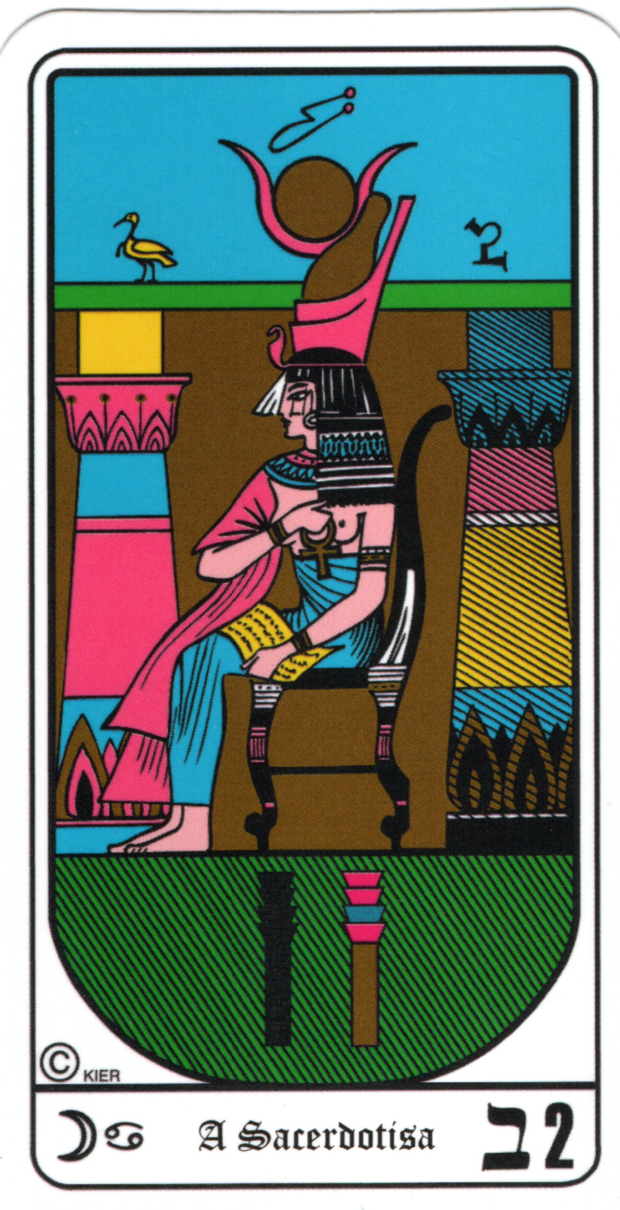 The High Priestess - Egyptian