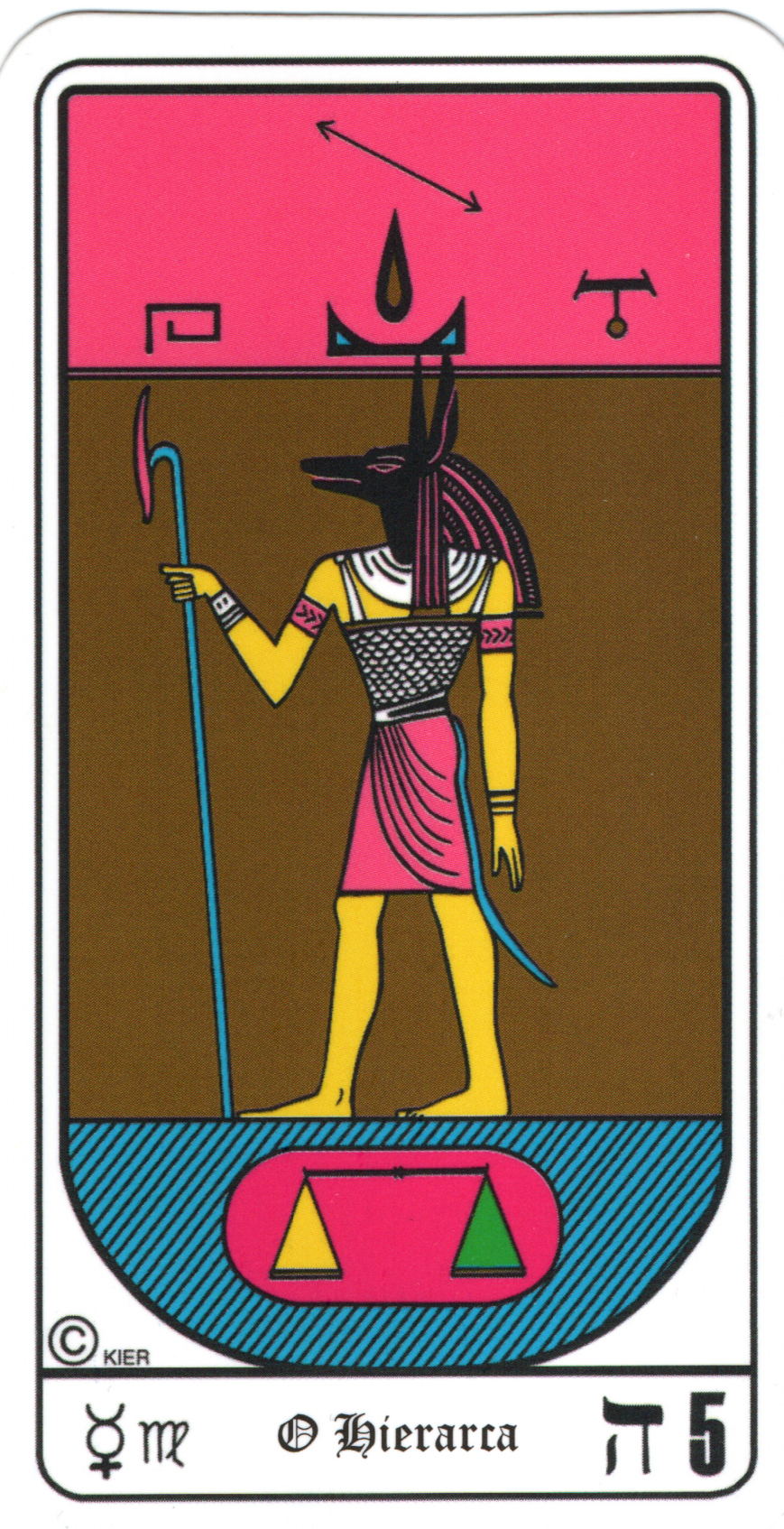 The Hierophant - Egyptian