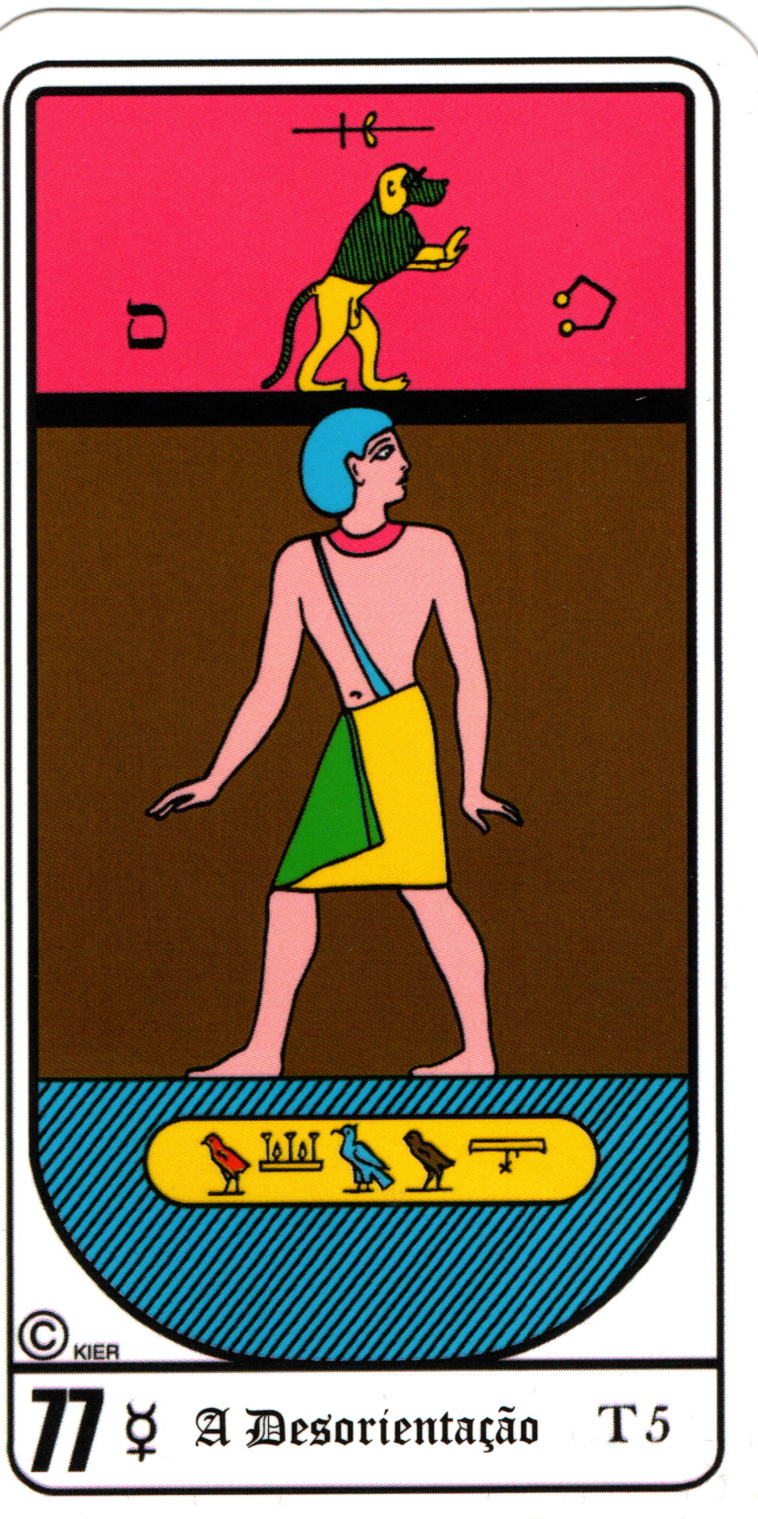 Two of Pentacles - Egyptian