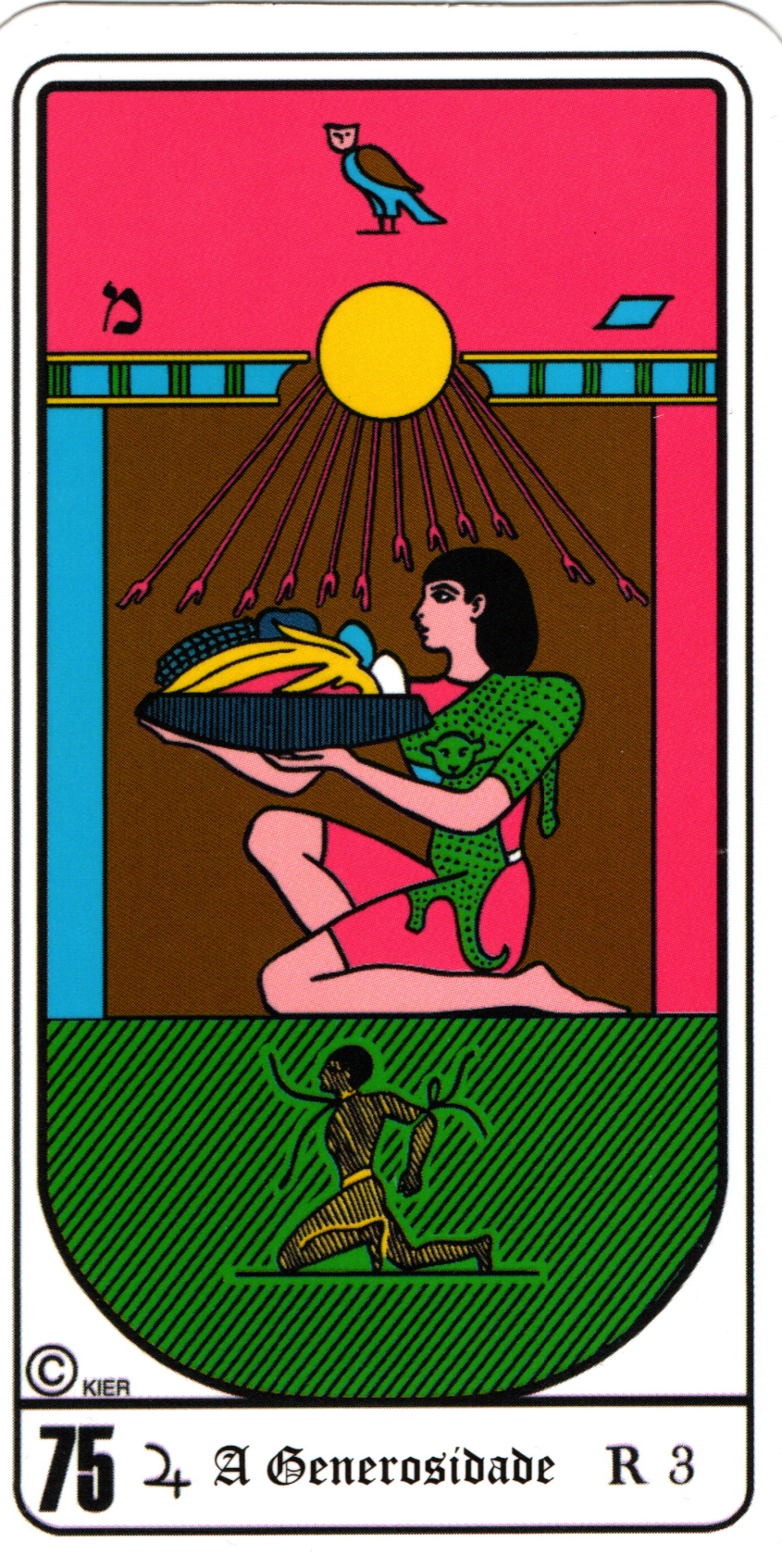 Four of Pentacles - Egyptian