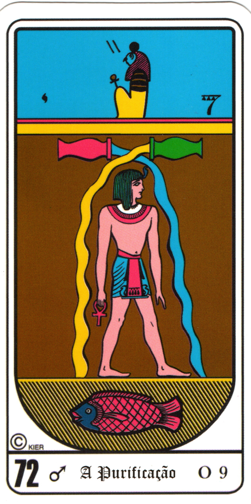 Seven of Pentacles - Egyptian