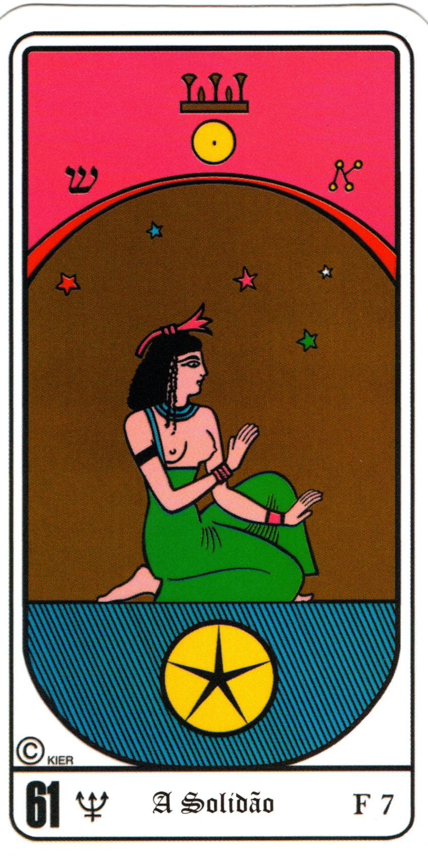 Four of Swords - Egyptian