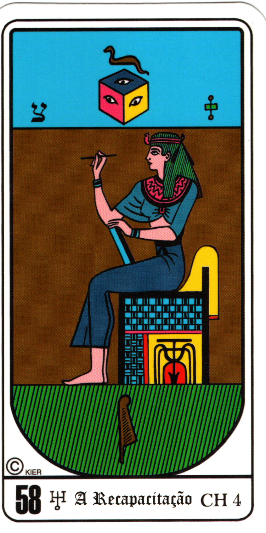Seven of Swords - Egyptian