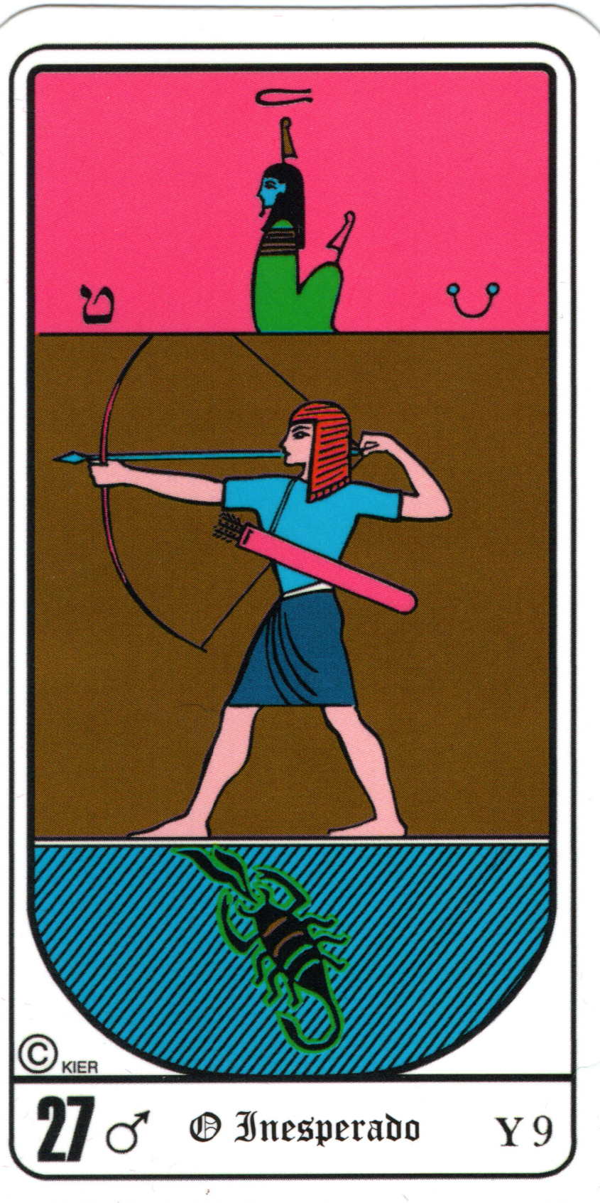 Ten of Wands - Egyptian