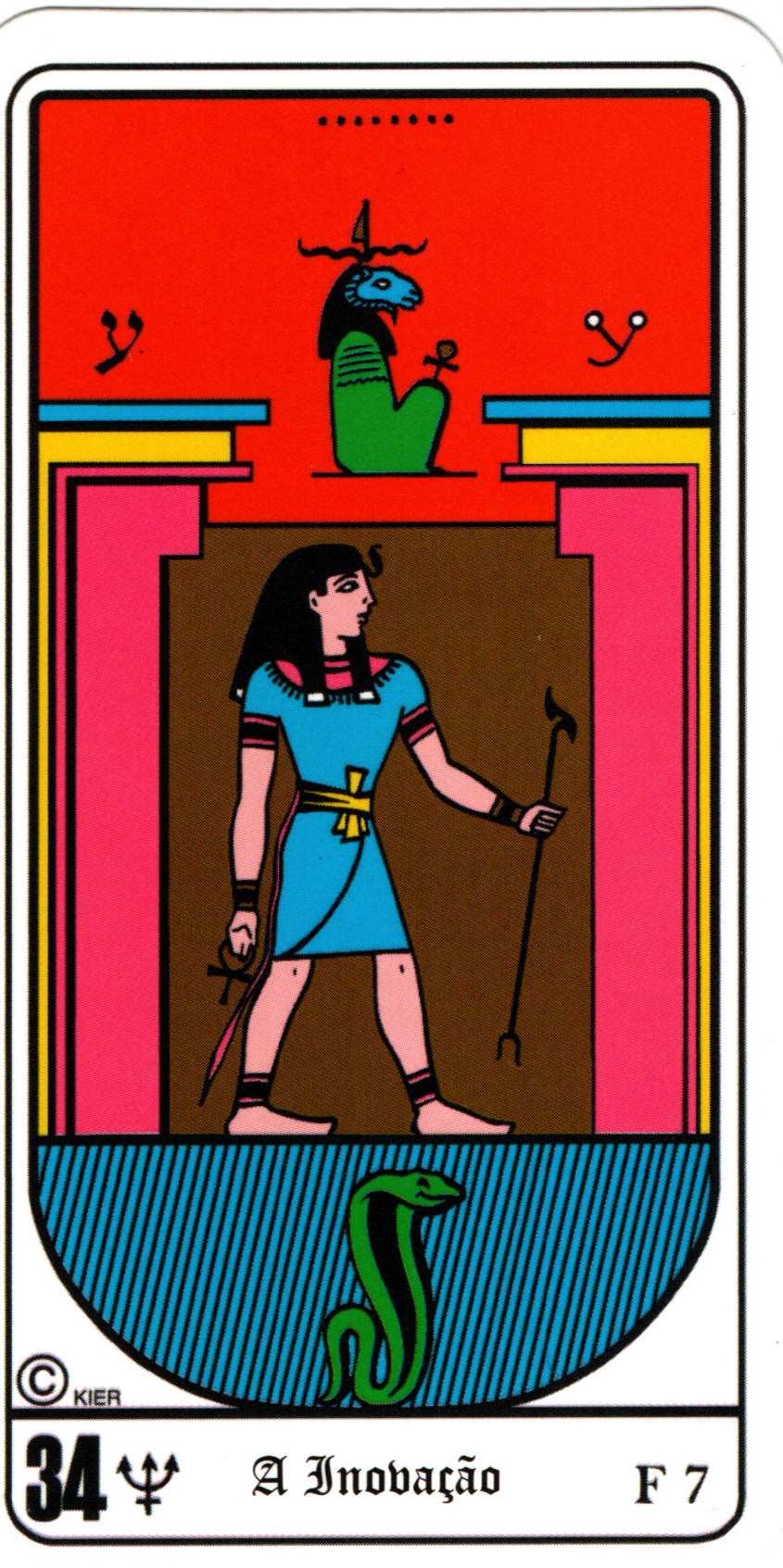 Three of Wands - Egyptian