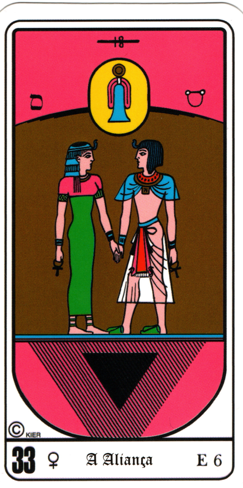 Four of Wands - Egyptian