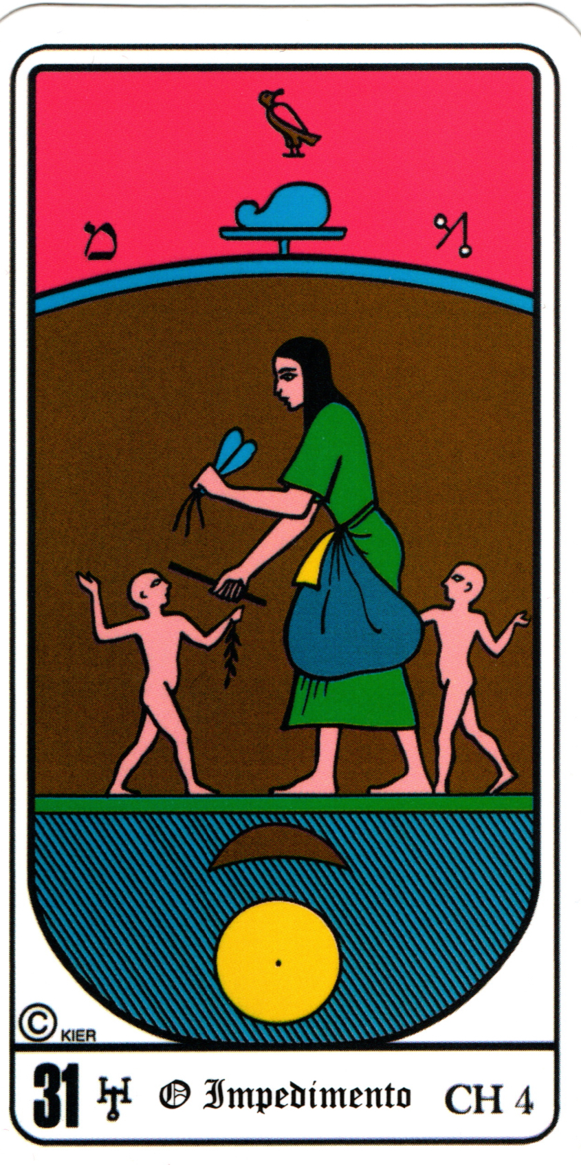 Six of Wands - Egyptian