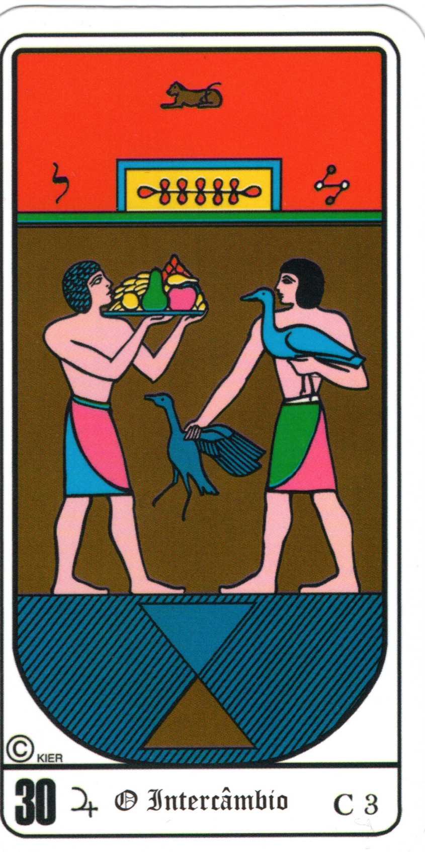Seven of Wands - Egyptian