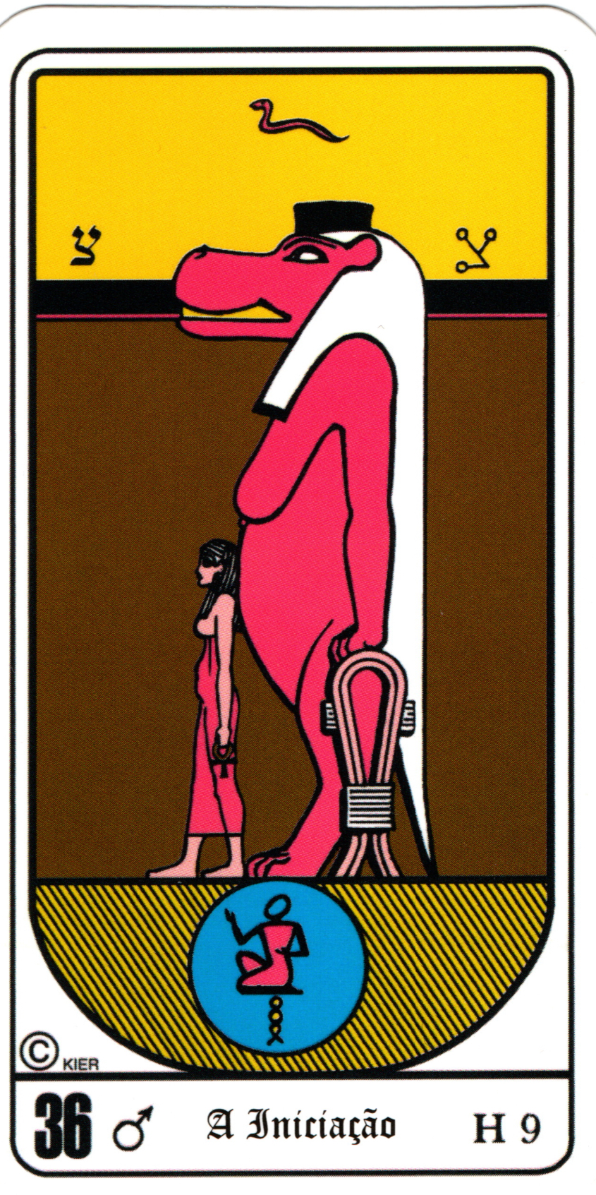 Ace of Wands - Egyptian