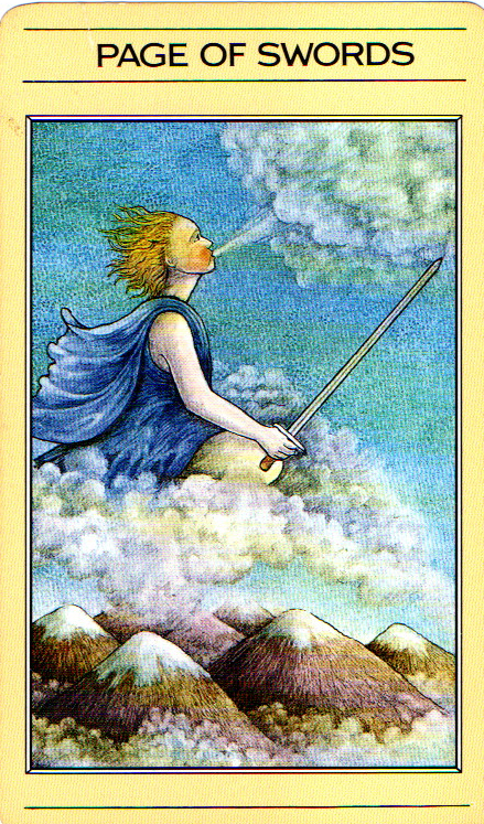 Page of Swords - Mythic