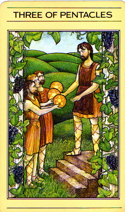 Three of Pentacles - Mythic