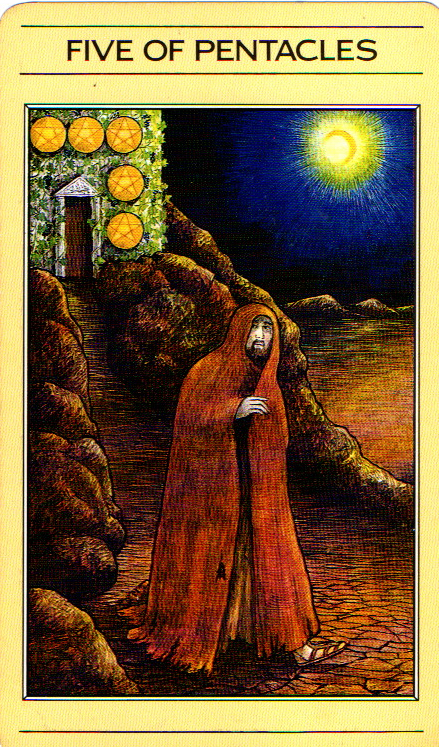 Five of Pentacles - Mythic