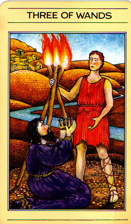 Three of Wands - Mythic