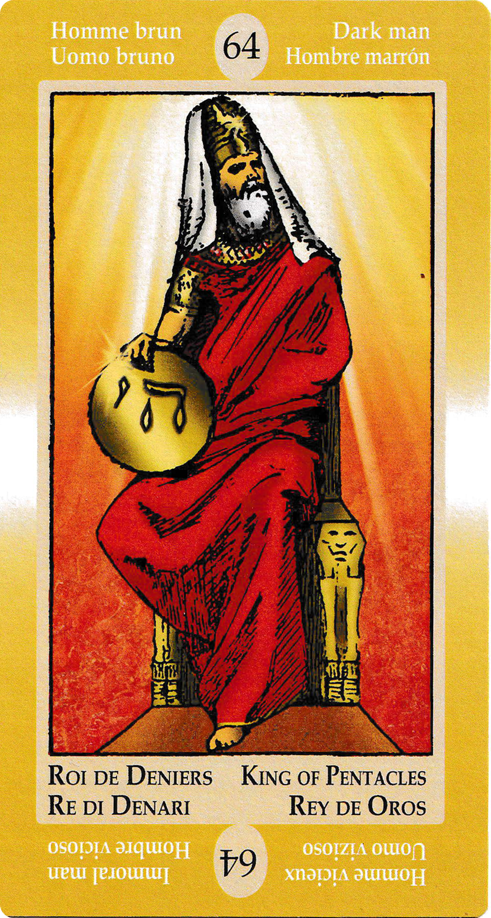 King of Pentacles - Papus Divinatory