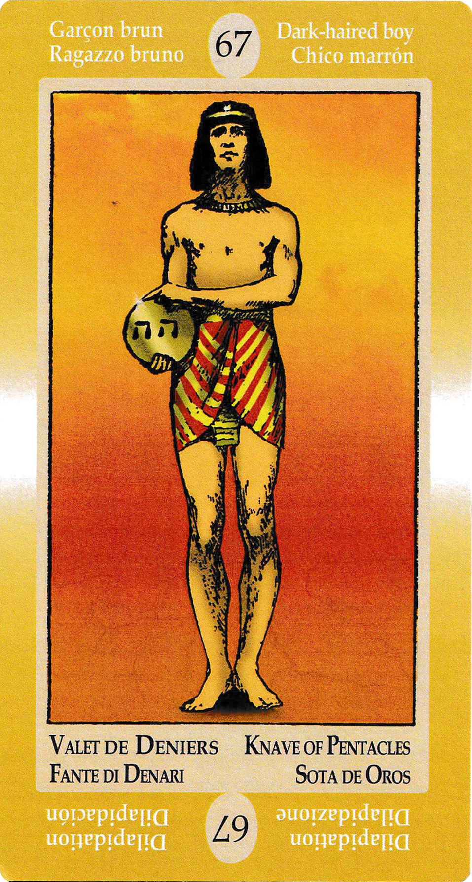Page of Pentacles - Papus Divinatory