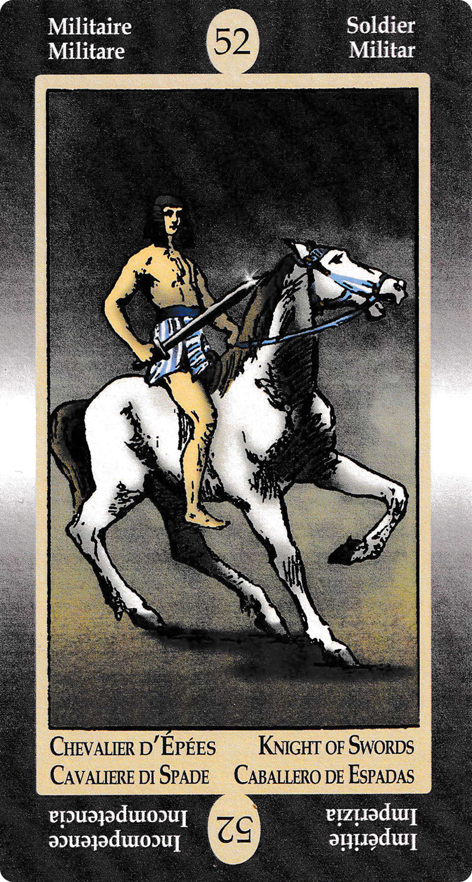 Knight of Swords - Papus Divinatory