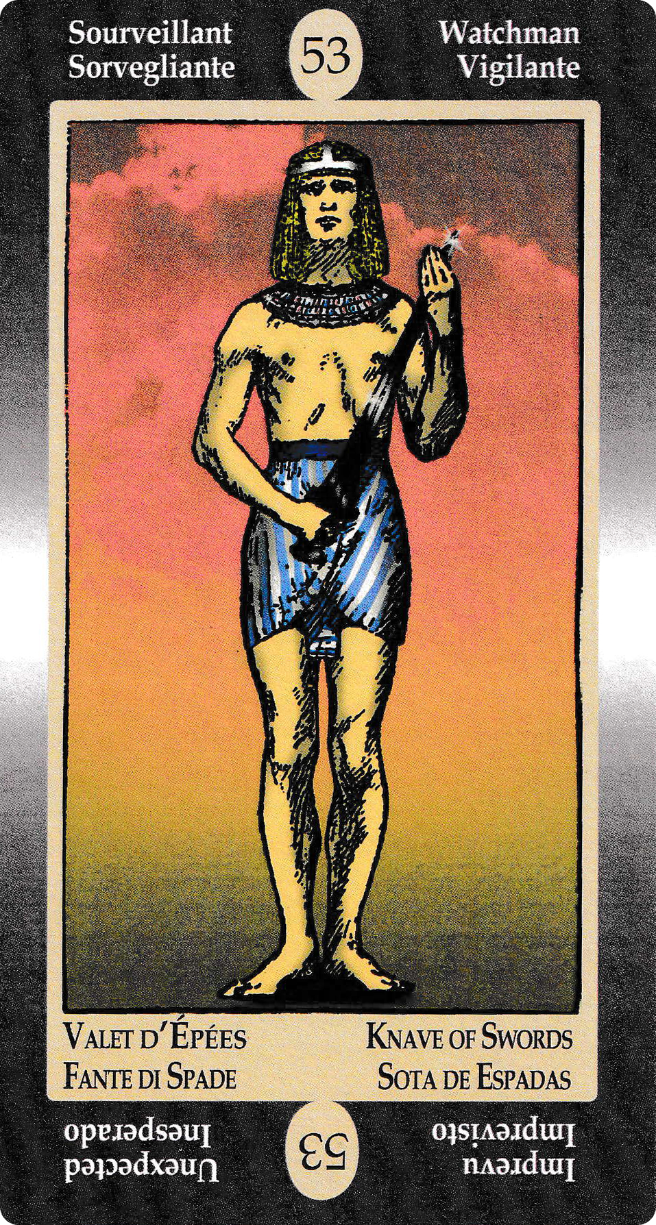 Page of Swords - Papus Divinatory