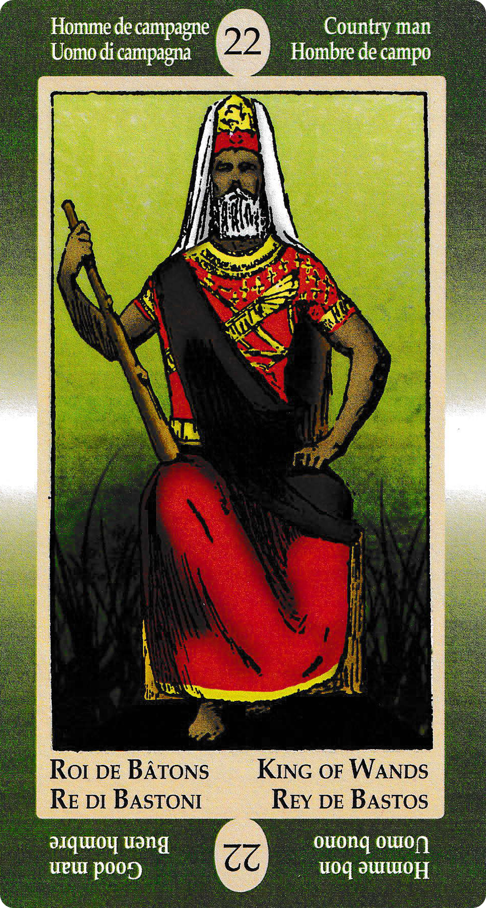 King of Wands - Papus Divinatory