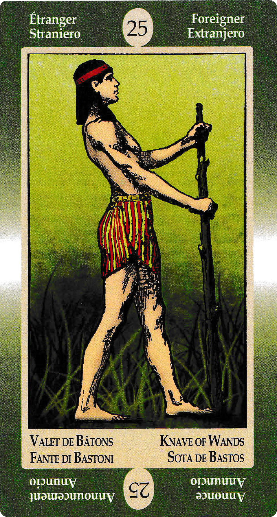 Page of Wands - Papus Divinatory