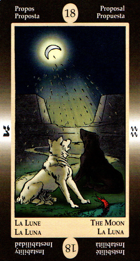 The Moon - Papus Divinatory