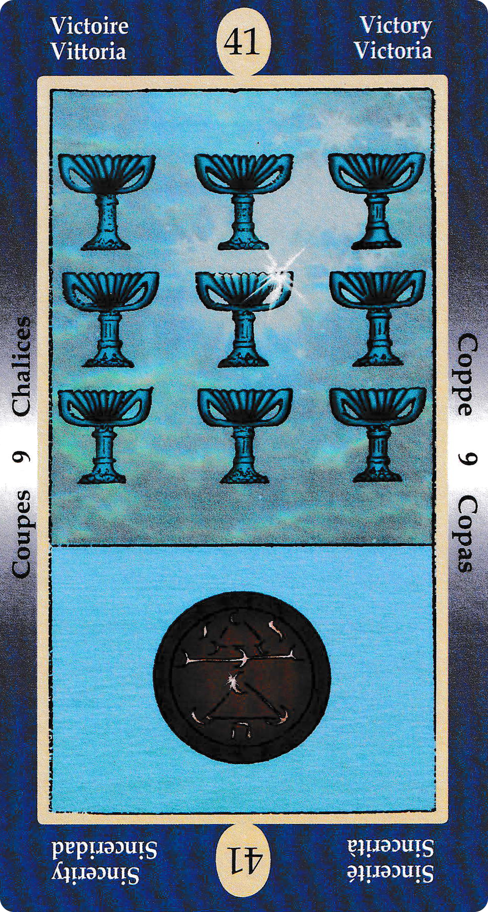 Nine of Cups - Papus Divinatory