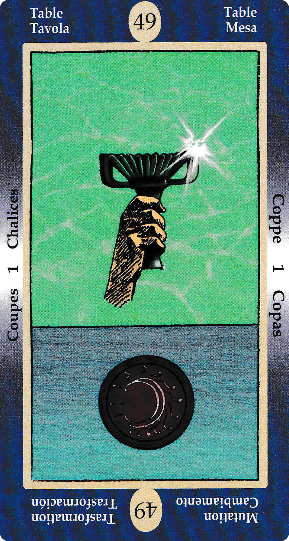 Ace of Cups - Papus Divinatory