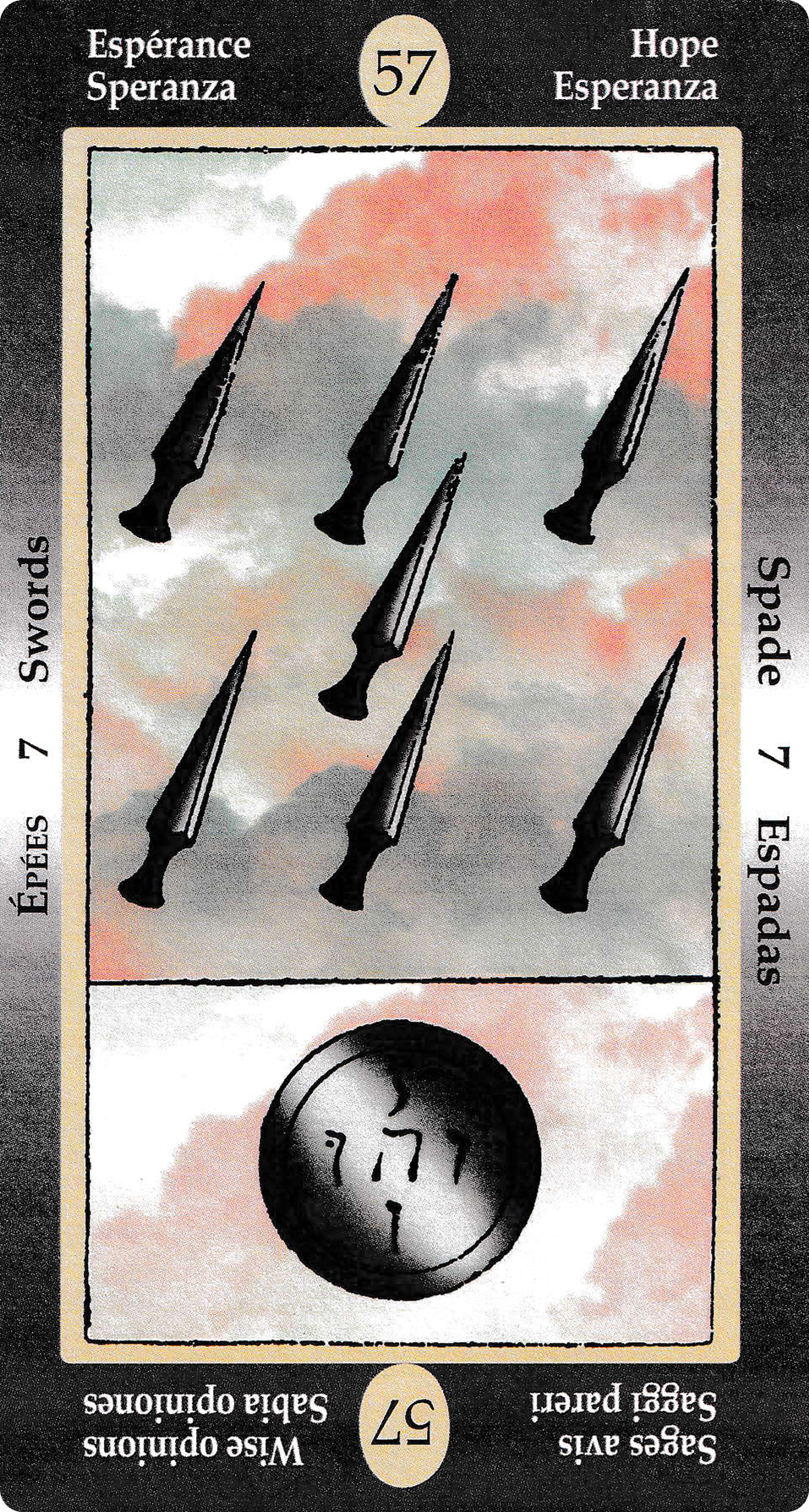 Seven of Swords - Papus Divinatory