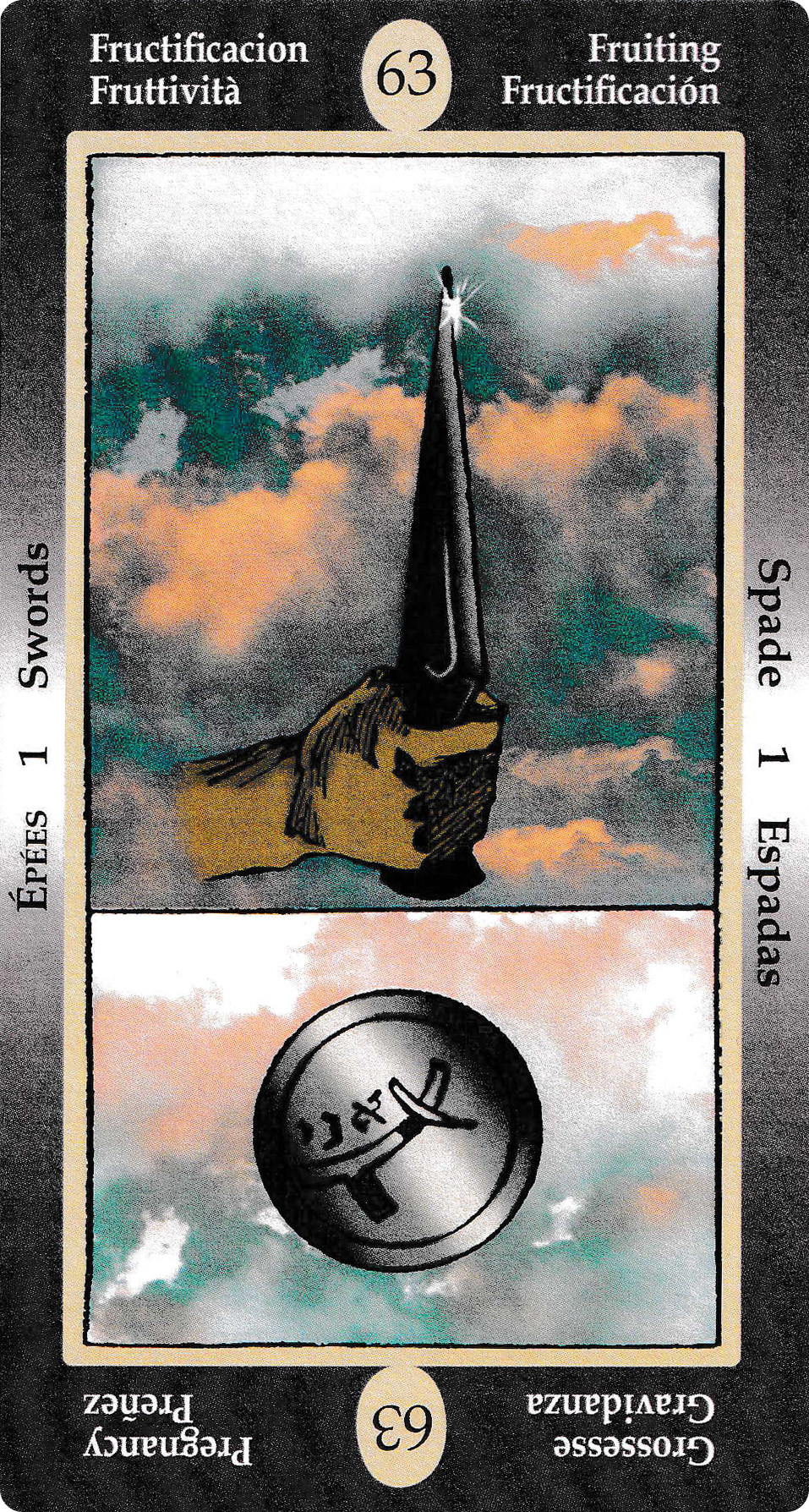 Ace of Swords - Papus Divinatory