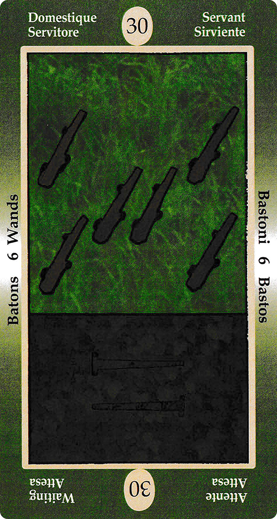 Six of Wands - Papus Divinatory