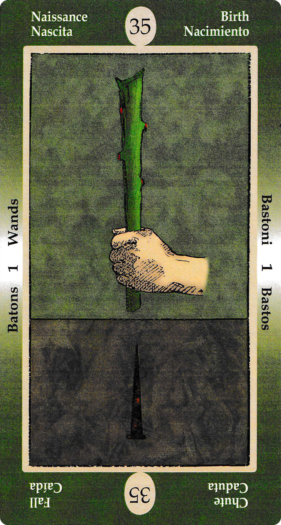 Ace of Wands - Papus Divinatory