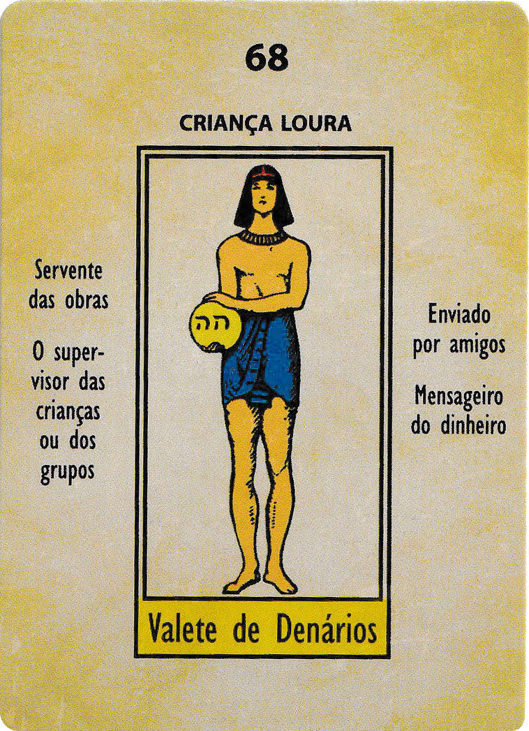 Page of Pentacles - Papus Kaabalistic