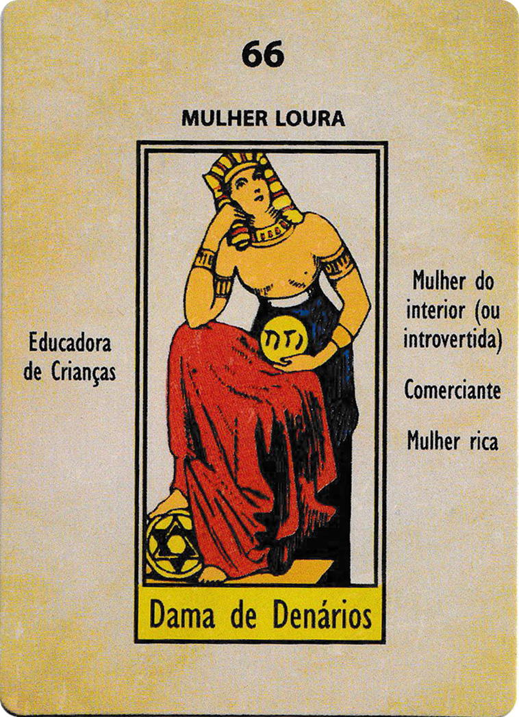 Queen of Pentacles - Papus Kaabalistic