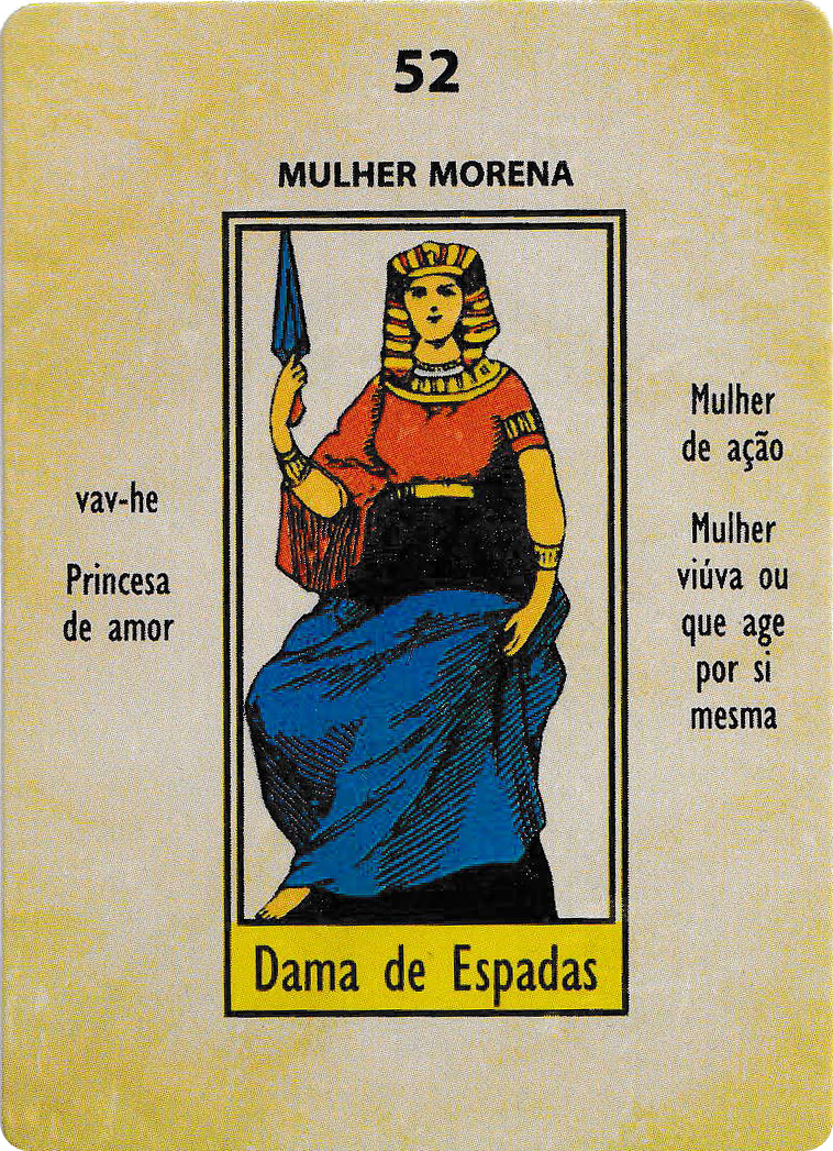 Queen of Swords - Papus Kaabalistic