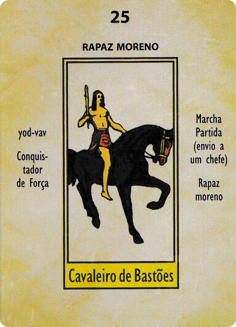 Knight of Wands - Papus Kaabalistic