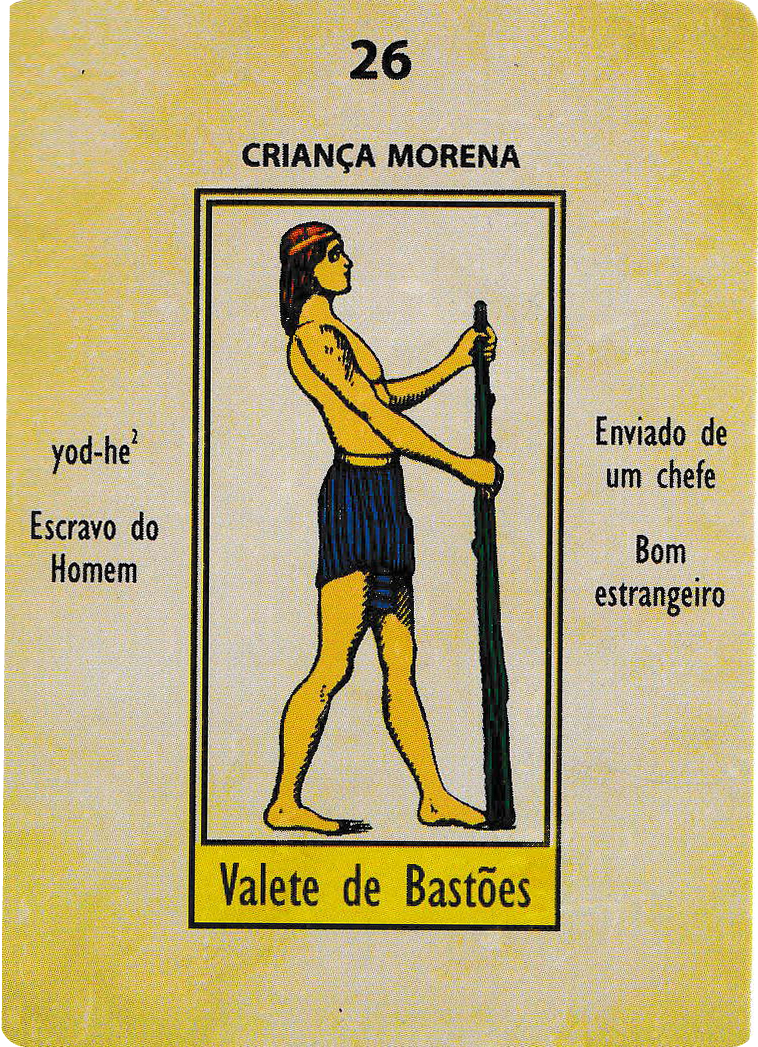 Page of Wands - Papus Kaabalistic