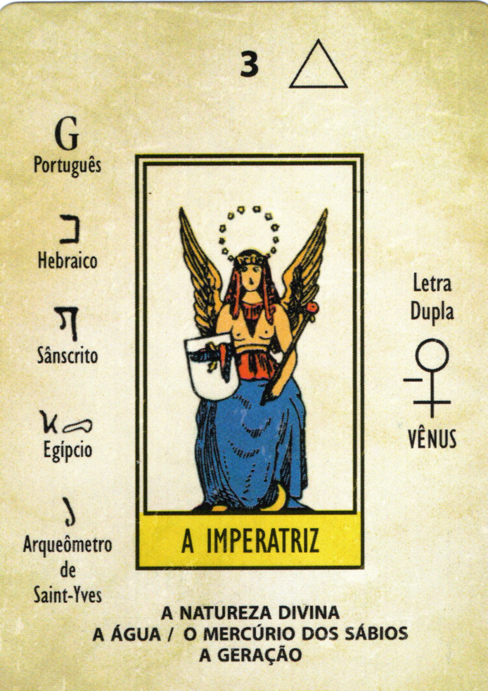 The Empress - Papus Kaabalistic