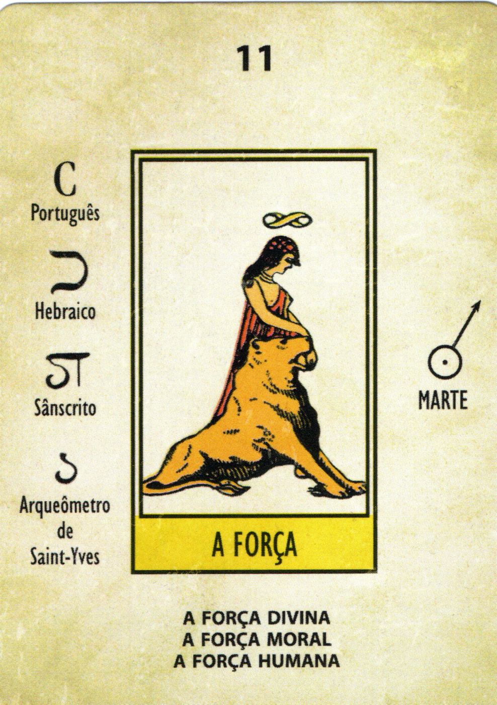 Strength - Papus Kaabalistic