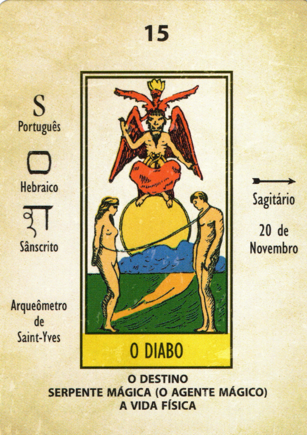 The Devil - Papus Kaabalistic