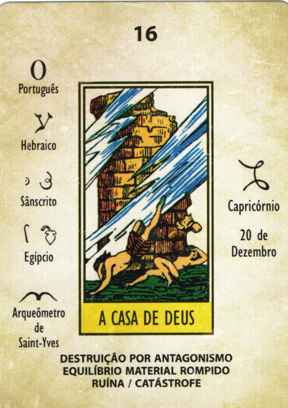 The Tower - Papus Kaabalistic