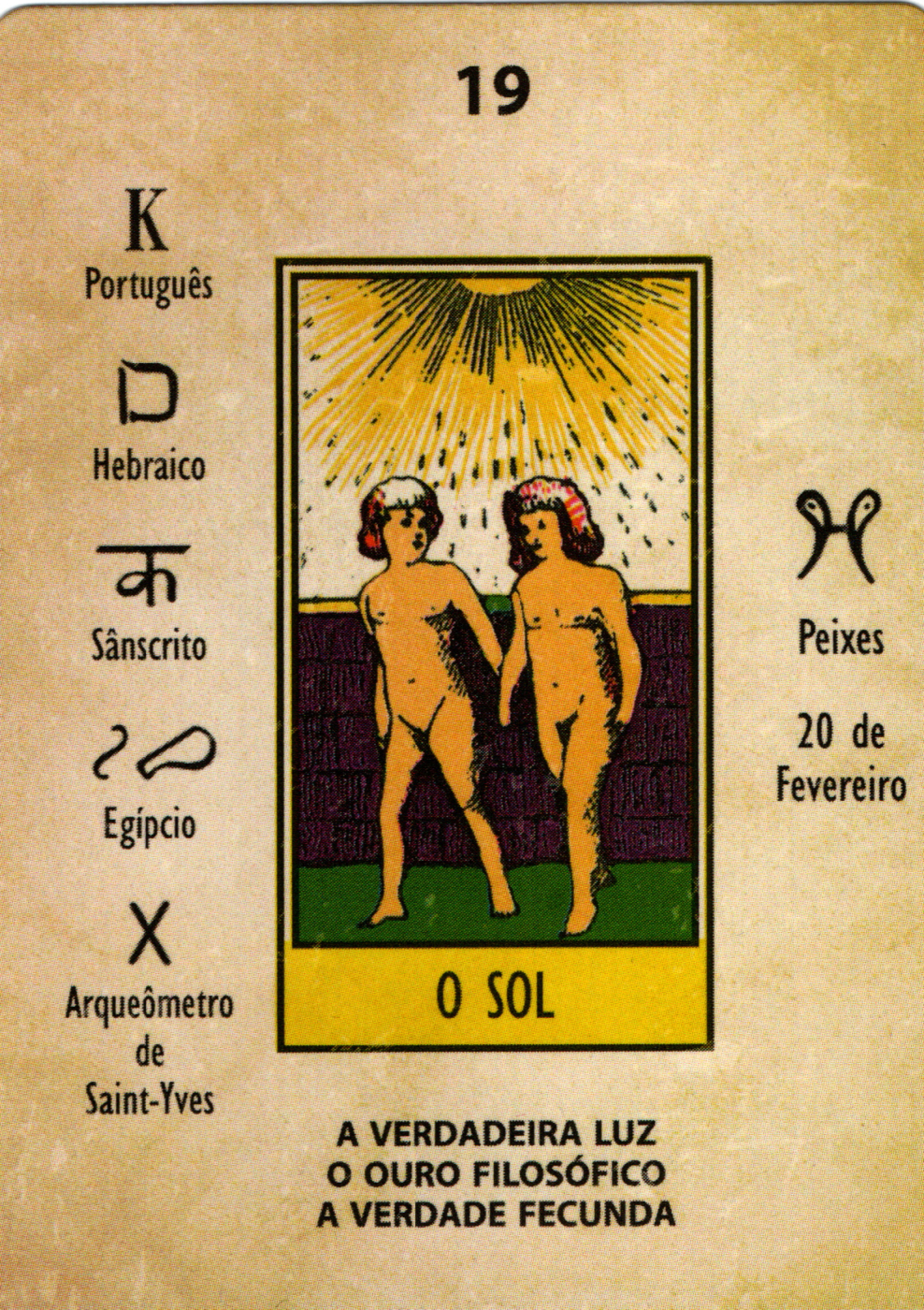 The Sun - Papus Kaabalistic