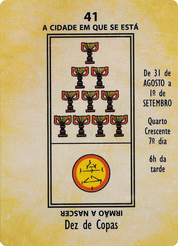 Ten of Cups - Papus Kaabalistic