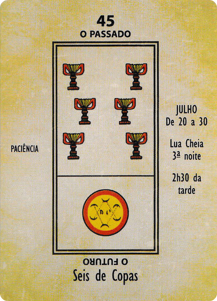 Six of Cups - Papus Kaabalistic
