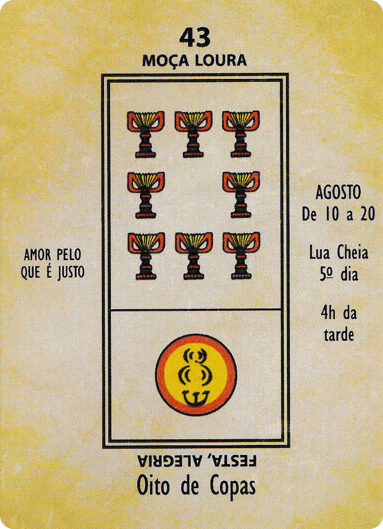 Eight of Cups - Papus Kaabalistic