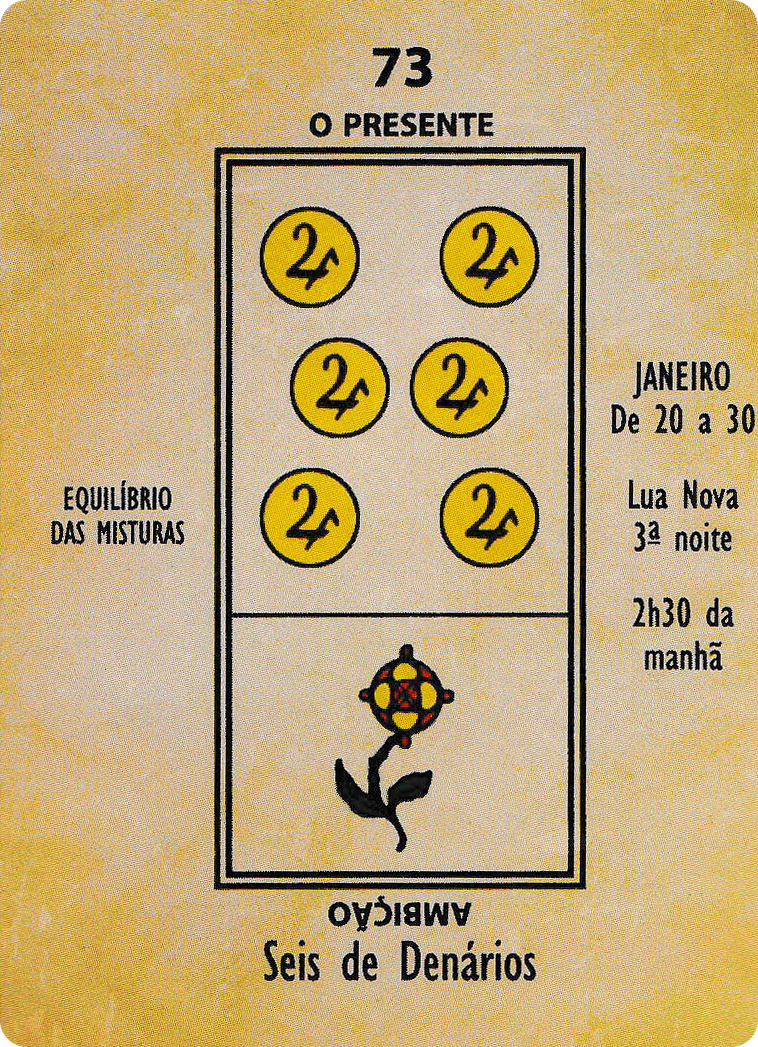 Six of Pentacles - Papus Kaabalistic