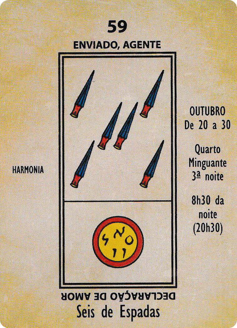 Six of Swords - Papus Kaabalistic