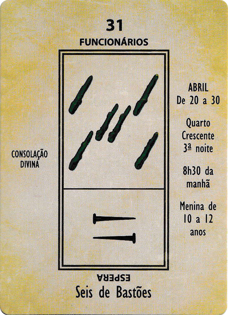Six of Wands - Papus Kaabalistic
