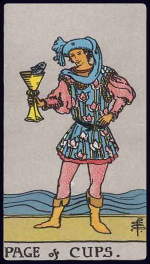 Page of Cups - Rider Waite